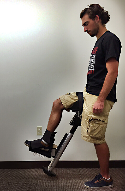 Hands-free crutches developed at Purdue alleviate pain and discomfort